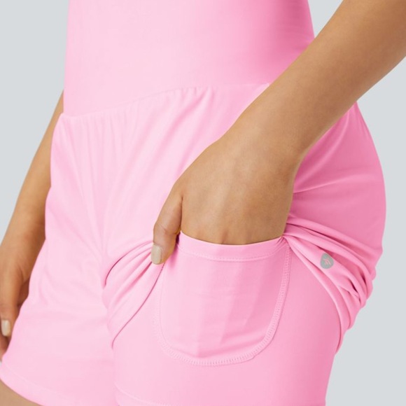 HALARA Super High Waisted Pocket & Pocket 2-in-1 Yoga Shorts 5'' Length - Picture 7 of 9